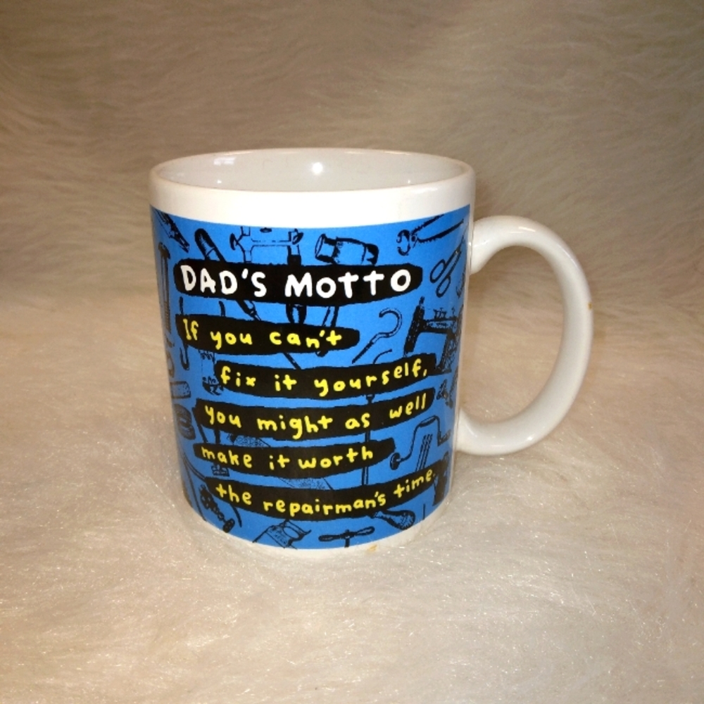MUG Shoebox Greetings Dad's Motto mug